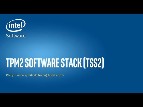 TPM 2.0ソフトウェアスタック— Philip Tricca —プラットフォームセキュリティサミット2018