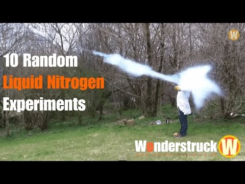 10 Random Liquid Nitrogen Experiments