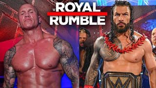 ROMAN REIGNS VS RANDY ORTON ROYAL RUMBLE MATCH