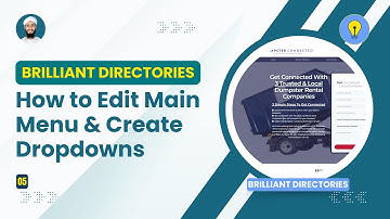 How to Edit Main Menu & Create Dropdowns in Brilliant Directories by Dev Bilal#brilliantdirectories
