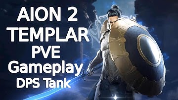 Aion 2 the templar low lvl DPS tank (skills demo and gameplay)