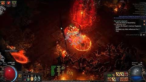 Path of Exile - The Apex of Sacrifice Clear - Ngamahu Cyclone 1440p