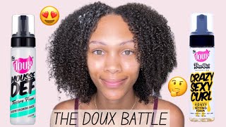 The Doux Mousse Def VS Crazy Sexy Curl Foam | Which Is Better For Wash & Go