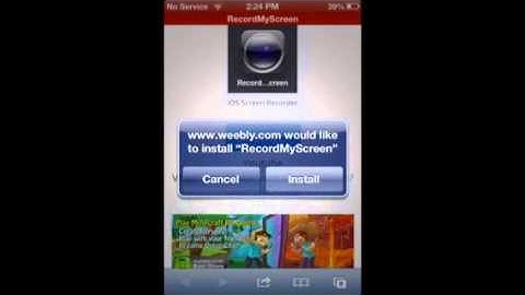 How To Get RecordMyScreen No Jailbreak