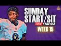 NFL Week 15 Sit/Start Fantasy Football Lineup Q&amp;A Live I The Fantasy Whisperers