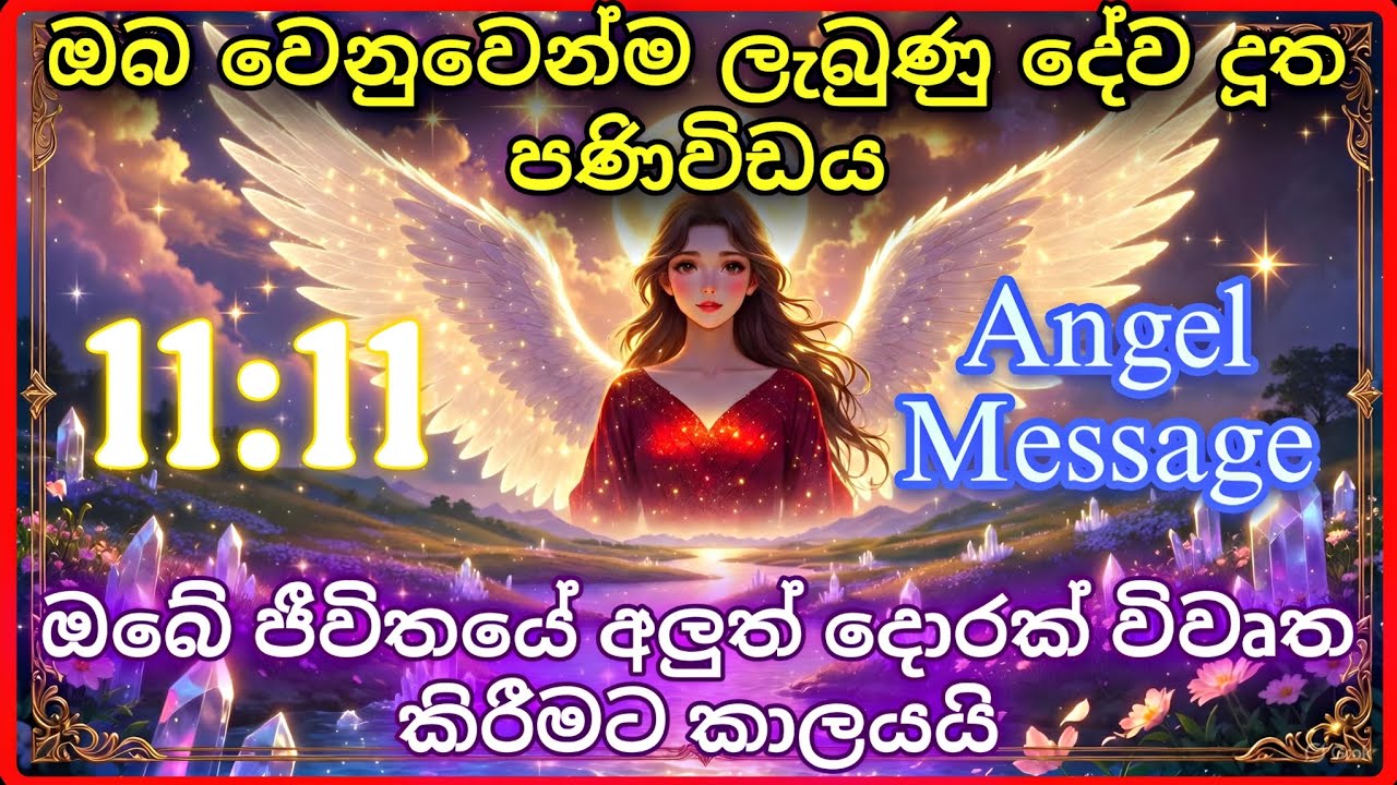 ඔබ වෙනුවෙන්ම ලැබුණු දේව දූත පණිවිඩය | 2026 Special Message From An Angel ✨✨👼
