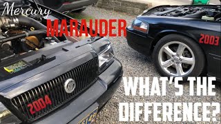 Mercury Marauder vs Mercury Marauder! 2003 or a 2004 what’s the differences?