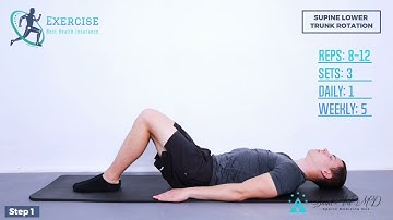 Supine Lower Trunk Rotation