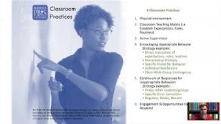 KVEC:  PBIS 6 Classroom Practices
