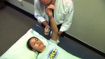 Measure Shoulder Flexion Using the microFET 2 from Hoggan Health - Demonstration