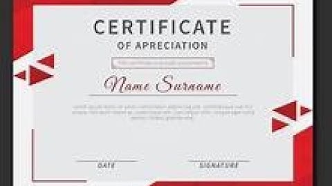 CERTIFICATE DESIGN USING PUBLISHER