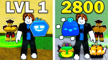 Noob To Max Using Only The FRUIT STOCK In Blox Fruits