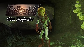 Fallout 4 - Random encounter - UFO Crash & Alien Encounter