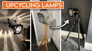Lamp Revamp: Upcycling Project - Retro Style Theatre Lights