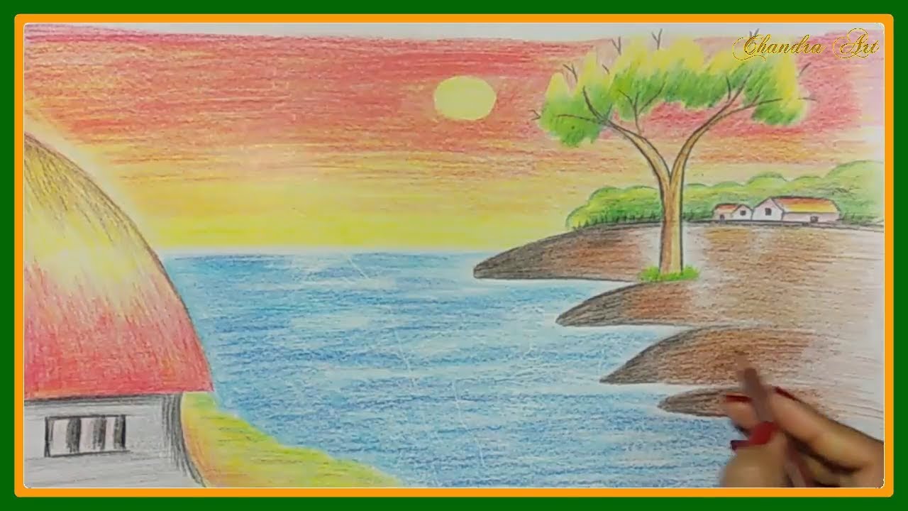 Earn To Draw Landscape Drawing For Kids