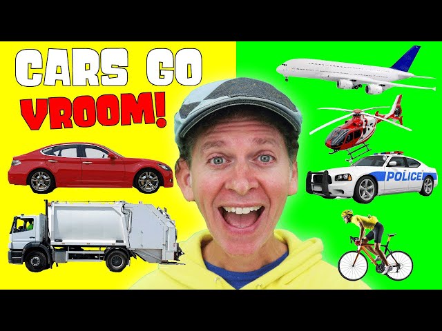 Cars Go Vroom | Vehicles Song | Dream English Kids class=