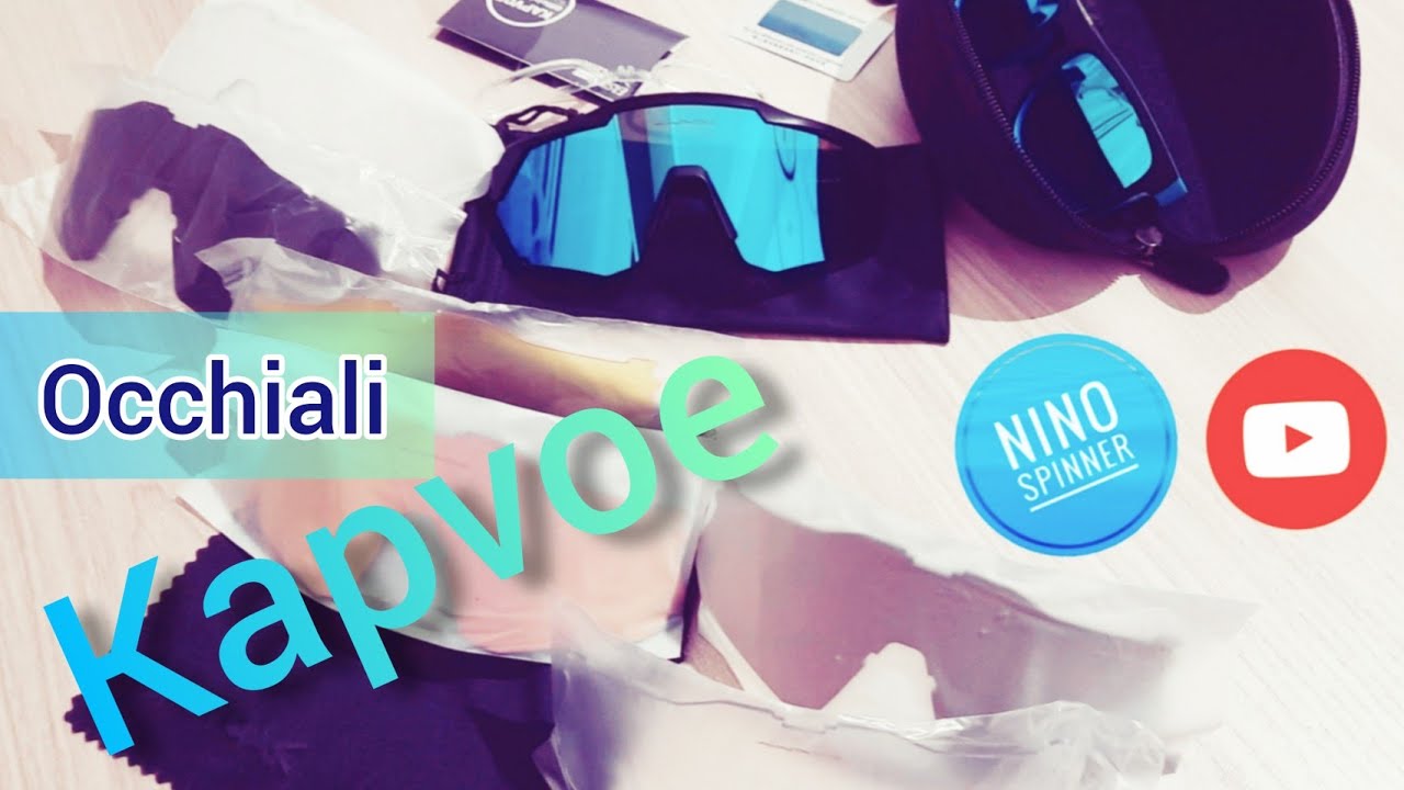 Occhiali Da Ciclismo KAPVOE Polarizzati - 5 Lenti Intercambiabili, Montatura TR90, Uomo E Donna - Foto 4