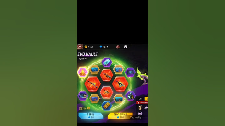new Evo m1014 skin 1 spin trick Evo m1014 main kina Diamond lagena ? free fire Evo vault