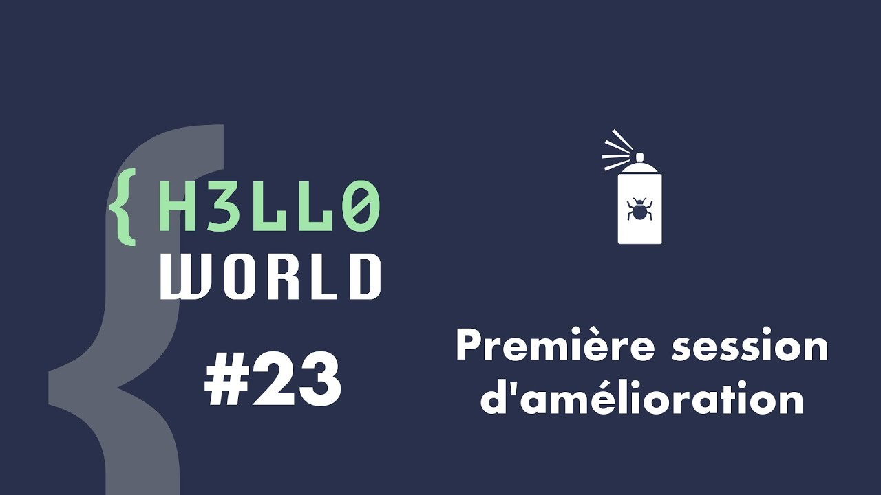 HW #23 - Première session d'amélioration HW #23 - Première session d'amélioration