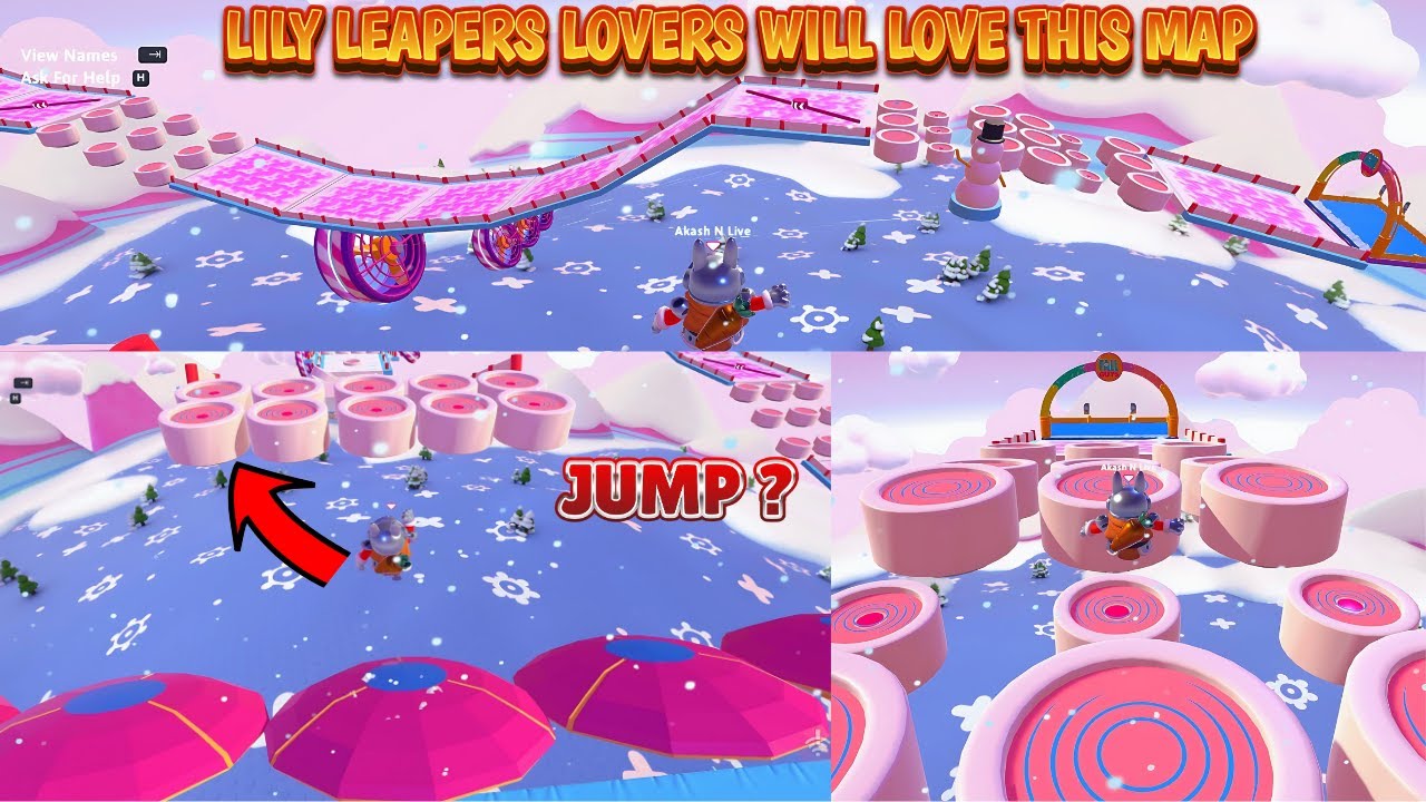 Lily leapers lovers will love this fall guys creative map ( 4740-9924-6869)