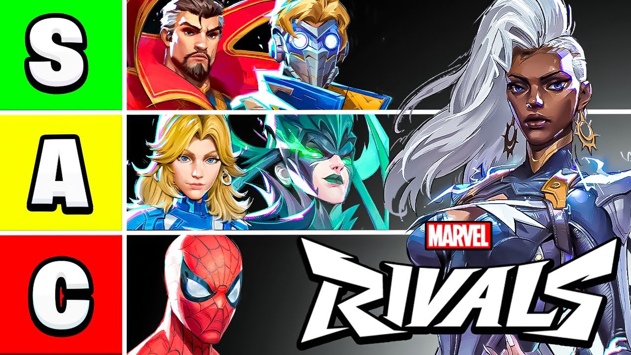 GRANDMASTER SEASON 1 MARVEL RIVALS RANKED TIERLIST - YouTube