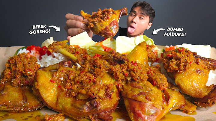 CRAZY!! MUKBANG DUCK FLOODED WITH BLACK MADURA SPICE!! CRAZY!!🥵