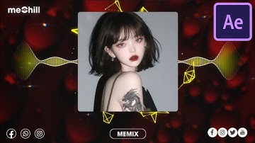 Sóng Nhạc Avee Player ảnh vuông giống kênh meMix hiệu ứng bụi bay cực đẹp cho avee kiểu mới