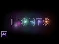 After Effects Tutorial: Light Stroke | No Plugins