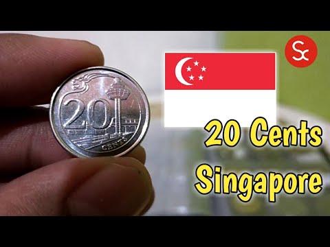 Coin 20 Cents Dollar Singapore | Singapore Changi Airport