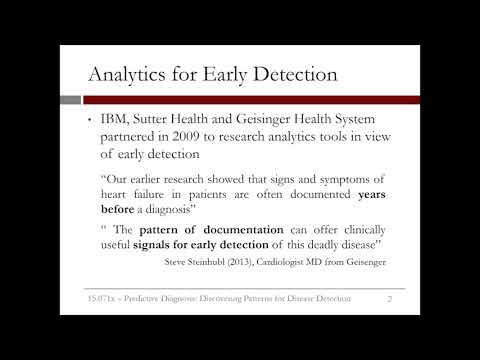 6.3.9 Predictive Diagnosis - Video 5: The Analytics Edge