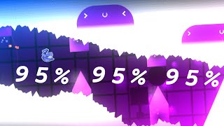 [Mobile 60hz] SubSonic 95%… {Progress #4} | Geometry Dash