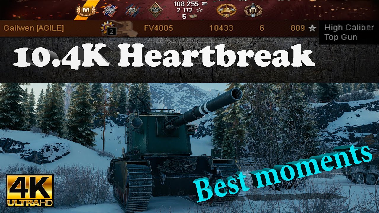 FV4005 10.4K Heartbreak 💥 No Camping | 6 Kills | Ultra HD 4K | World of Tanks Best Moments