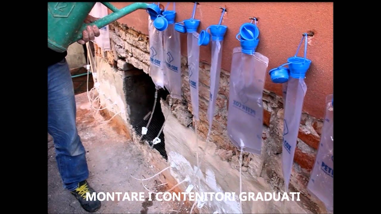 Peter cox barriera contro lumidità youtube Risalita umidità muri