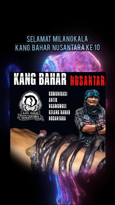 Wow MILAD KANG BAHAR ke 10 TH SELAMAT & SUKSES #antik