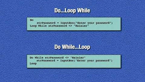 VB6 Looping Structures