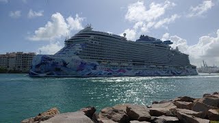 306-307-308-309-310-311-312-313-314-315 Cruise ship Historic Day 10 Ships Departure from Port Miami