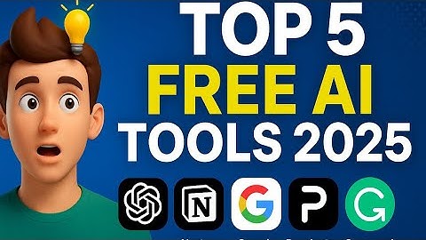 Top 5 FREE AI Tools Every Student Must Use In 2025