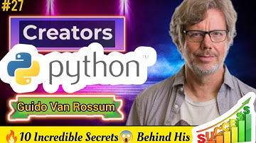 #27 Creator of Python - Guido Van Rossum #pythan #pythanisarees #artificialintelligence #ai #tech