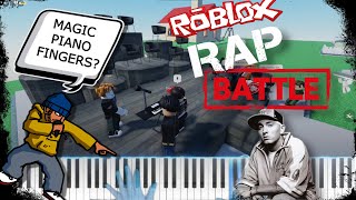 Bringing my MAGIC PIANO to a RAP BATTLE in Roblox Mic Up screenshot 4