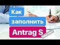 Как заполнить Antrag S / Антраг S. Наш опыт.