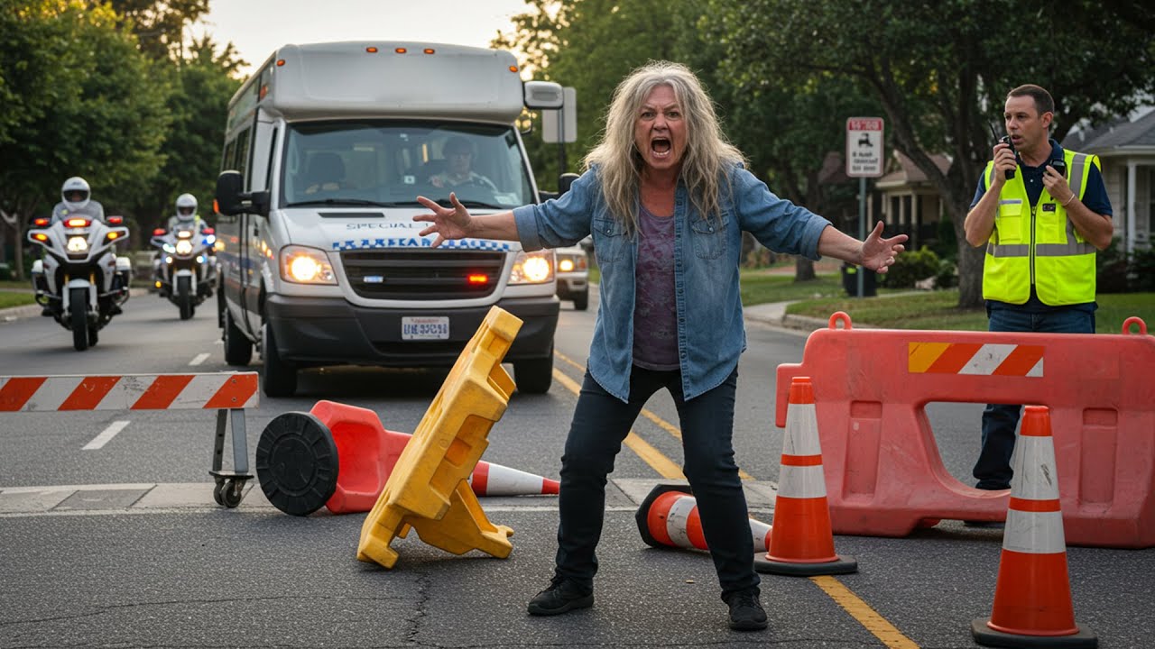HOA Karen Blocked Special Needs Transport Van, 2 Minutes Later I Cleared Route with Traffic Control