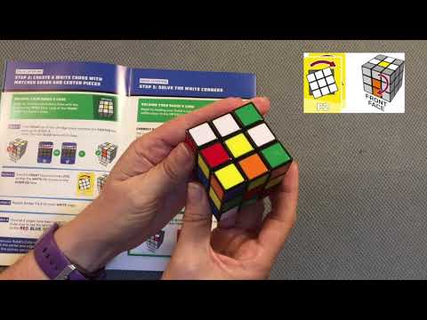 Layer One: Create a White Cross / Learn to Solve the Rubik’s Cube
