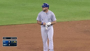 KC@DET: Gordon, Hayes score on a fielding error