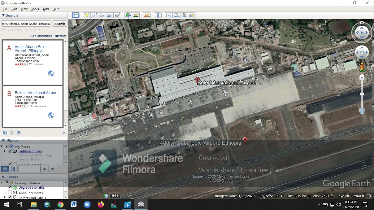 Study area extraction from google earth and export to ArcGIS (EXPORT ...