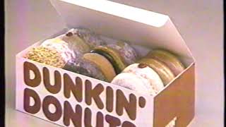 1990 Dunkin Donuts 'Lottery tickets are worth some dough' TV Commercial