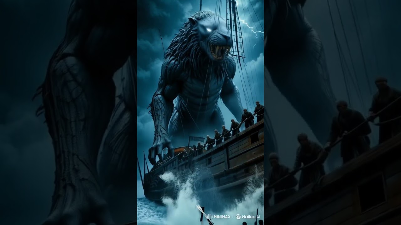 when the tiger becomes a terrifying sea monster 