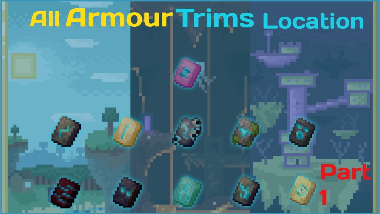 How to find all the armour trim in Minecraft Part 1।। Tutorial - YouTube