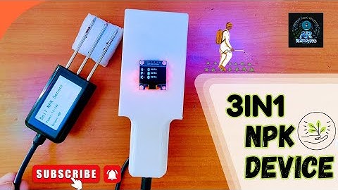 3-in-1 Non-IoT NPK Agriculture Device | Real-Time Soil Monitoring with Display #npk #npkfertilizer