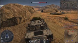 Немного поиграл на геймпаде с PS5 на OF-40 Mk.2A в War Thunder