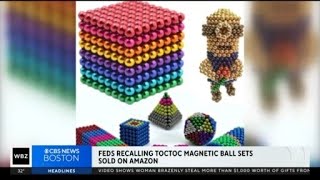 CPSC issues warning about magnetic ball set sold on Amazon